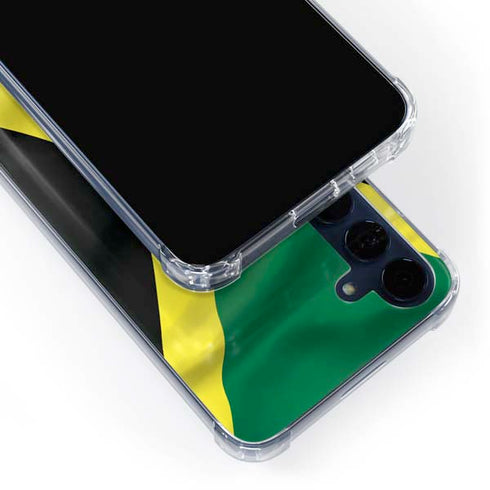 Jamaica Flag Galaxy A35 5G Clear Case